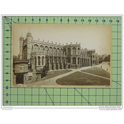 WINDSOR CASTLE, ST GEORGE'S CHAPEL, BERKSHIRE, ENGLAND, Postcard