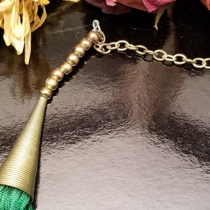 Green Braided Necklace