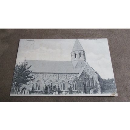 1906 fr Victoria Series Postcard - Holy Trinity Church - Folkestone, Kent