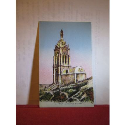 CHAPELLE DE SANTA-CRUZ, ALGERIA unused antique postcard, =