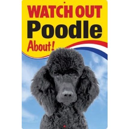 POODLE 3D DOG SIGN great Christmas stocking filler