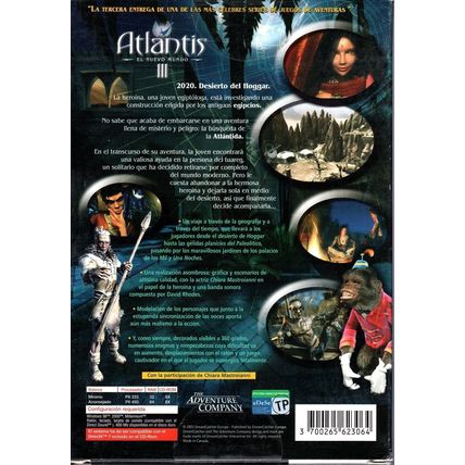 ATLANTIS III: El Nuevo Mundo (Spanish) (3PC-CDs, 2003) Win - NEW CDs in SLEEVE