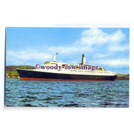 LS0477 - Cunard Liner - Queen Elizabeth 2 - postcard