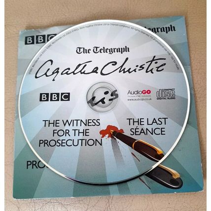 Agatha Christie : The Witness for the Prosecution & The Last Seance-promo CD ~