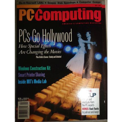 PC Computing Magazine May 1989 .. PCs Go Hollywood: Special Effects..