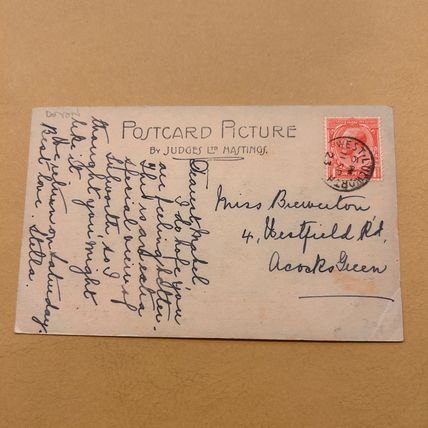 Ulsworth cove Judges 5312 stamp dated 1923 Postcard Real Photo GC