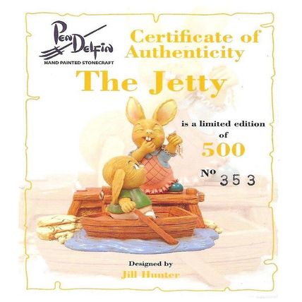 PenDelfin Rabbit Limited Edition Figurine The Jetty # 353