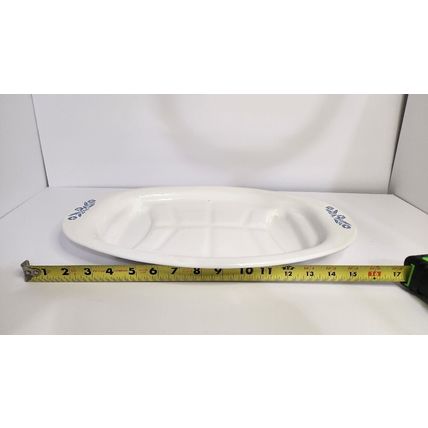 Corning Ware Platter P-19 P19 Blue Cornflower Meat/Roast Dish