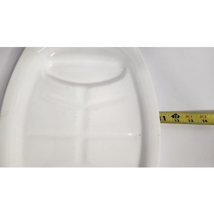 Corning Ware Platter P-19 P19 Blue Cornflower Meat/Roast Dish