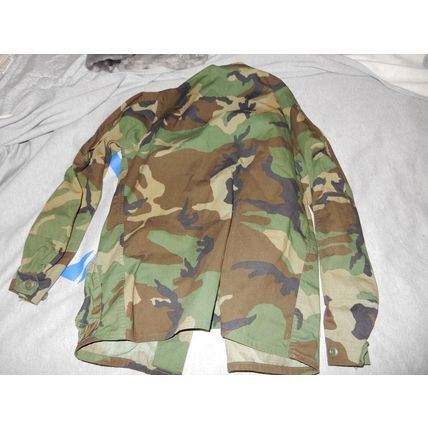 Vintage US Army Woodland Camo light Jacket Medium Regular