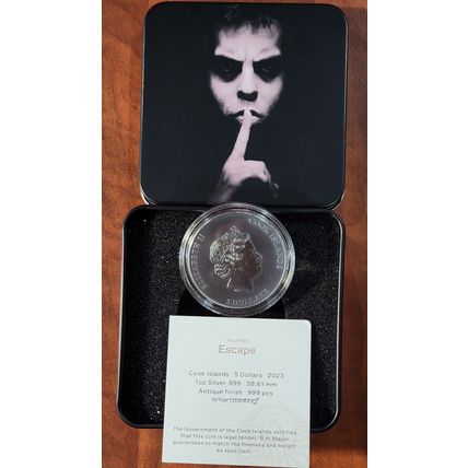 1 Oz Silver Collectible Trapped Escape Mintage Of Only 999 "THESE ARE SOLD OUT"