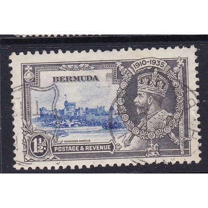 BERMUDA 1935 SILVER JUBILEE 1½d USED SG95 #1