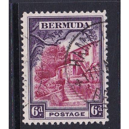 BERMUDA 1936-47 GEORGE V 6d USED SG104
