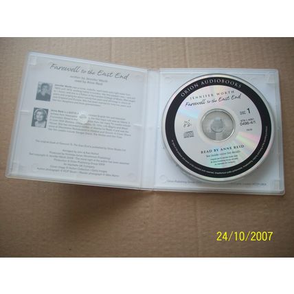 Farewell to the East End-Jennifer Worth 4 CD Audio book