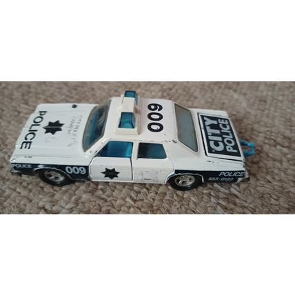 Kids toy matchbox super kings Plymouth gran fury police car