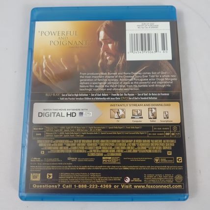 Son of God - 2014 - Rated PG/13 - 2 Disc Set Blu/ray DVD - Used