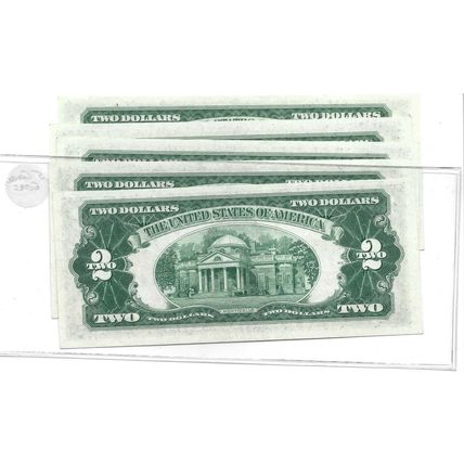 Lot of 5 Consecutive 1953-A US Silver certificate Gem UNC