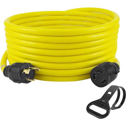 ACKING Extension Cord L6-30P/L6-30R SJTW 10GUAGE Generator Cord Adapter,Heavy Du