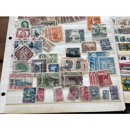 ICOLLECTZONE Columbia Dealer Stock pages Excellent lot unpicked (COL570)