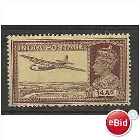 SG277 14a Purple.Mounted Mint.
