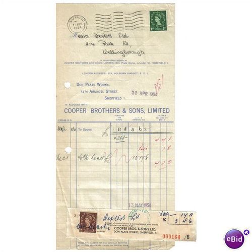 1954 COOPER BROTHERS & SONS LTD "SHEFFIELD" 000164