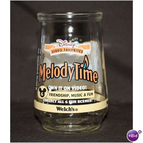 Disney Welchs Video Favorites #6 Melody Time Glass