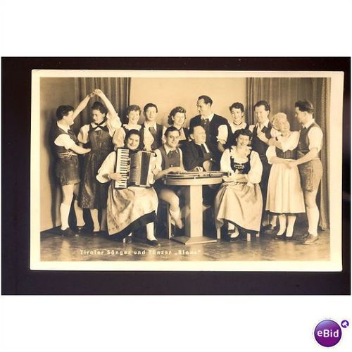 Austria TIROLEAN SINGERS & DANCERS Postcard by Sehar