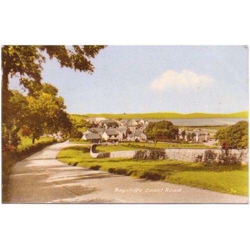 cumbria postcard baycliffe coast rd posted 1961
