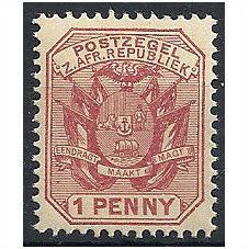 Transvaal 1895 SG206 1d Rose-Red Mounted Mint . .