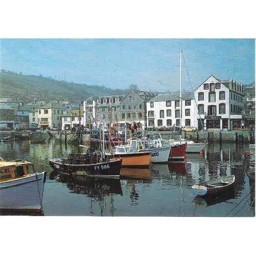 Mevagissey, Cornwall - Jarbour - lovely 1980s Colourmaster postcard