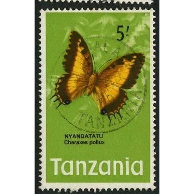 TANZANIA 1973/1978 SG 170a - fine used (o) - BUTTERFLY