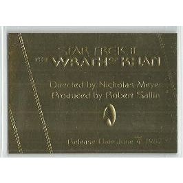 STAR TREK ' COMPETE MOVIE ' series GOLD card # G2