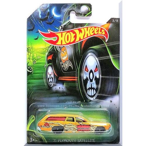 Hot Wheels - '71 Plymouth Satellite: Happy Halloween! #3/8 (2017) *Gold Edition*