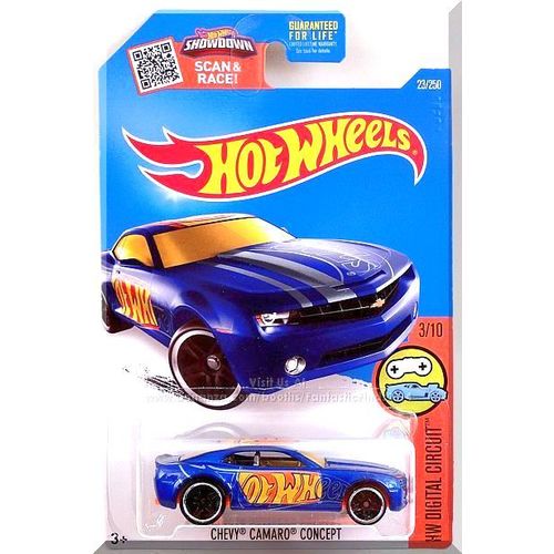 Hot Wheels - Chevy Camaro Concept: '16 HW Digital Circuit #3/10 - #23/250 *Blue*