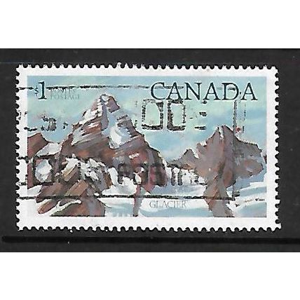 CANADA 1984 GLACIER NATIONAL PARK $1 GLACIER SG884B FINE USED