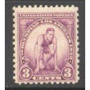 718 3c Runner Average Plus MNH Q0334
