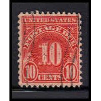 Used J84a 10c Postage Due Fine K1366