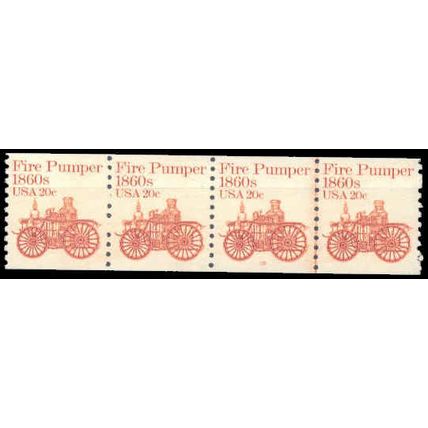 1908 20c Fire Pumper Very Fine MNH Dry Gum PNC 10/3+1 G0309
