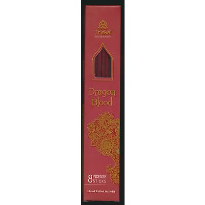 Dragon's Blood, Triskel Resin Incense Sticks, 8 Sticks, "Indulge In Purity"