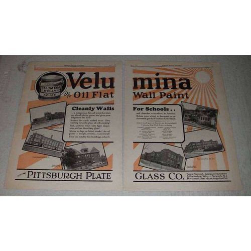 1929 Pittsburgh Plate Glass Velumina Paint Ad - Schools