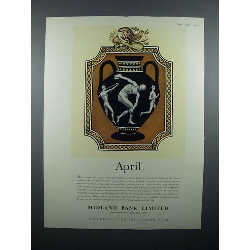 1958 Midland Bank Limited Ad - April