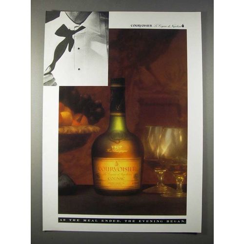 1987 Courvoisier Cognac Ad