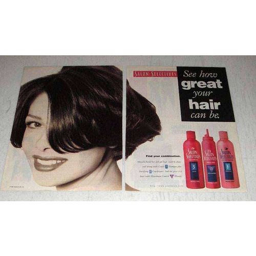 1996 Salon Selectives Ad - Shampoo Mousse Conditioner