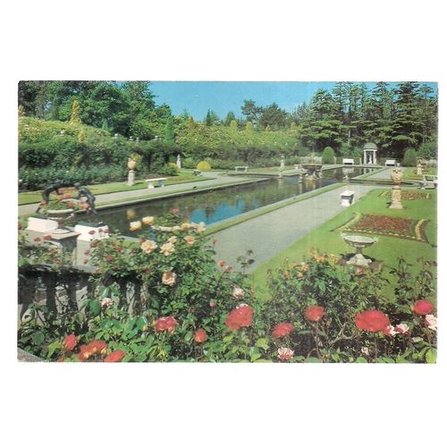 ITALIAN GARDEN, COMPTON ACRES, Poole, Dorset. . unused vintage postcard =