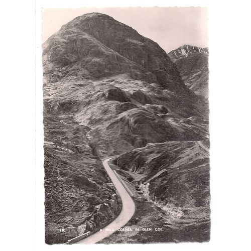A WILD CORNER IN GLEN COE. unused postcard by J.B.White =