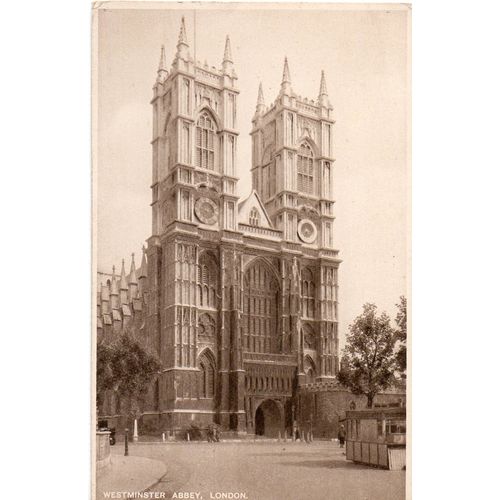 Postcard Westminster Abbey London