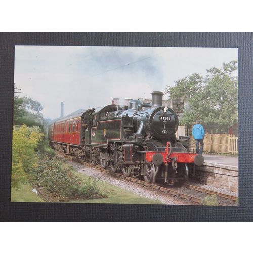 Keighley & Worth Valley Railway 41241 at Haworth WV73 Postcard #94