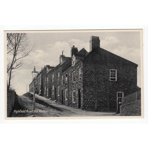 Highfield Road in Old Malton Postcard North Yorkshire