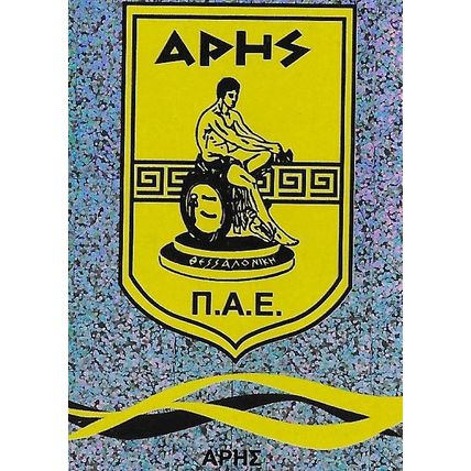 Panini Superleague Ελλάδα 2009-2010 Stickers: No.31 - Aris Thessaloniki FC Badge