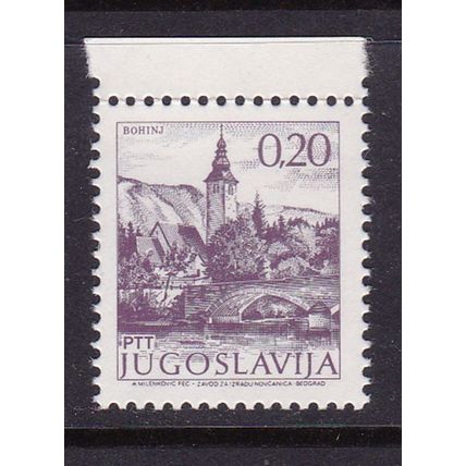 YUGOSLAVIA 1971 TOURISM 20p VALUE MNH SG1468